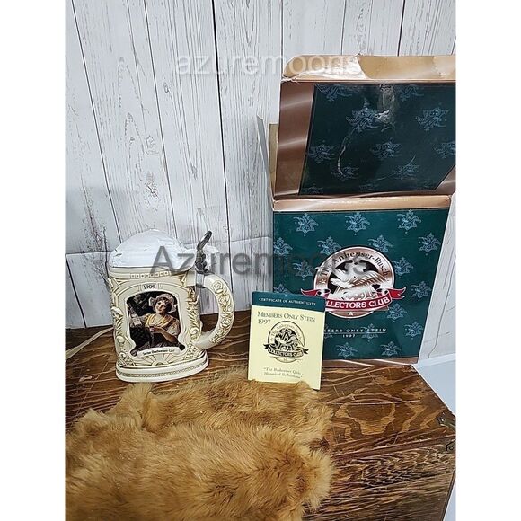 Anheuser Busch 1997 The Budweiser Girls Historical Reflections Stein CB6 NIB - Picture 1 of 10